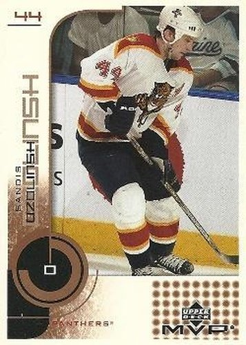 #80 Sandis Ozolinsh - Florida Panthers - 2002-03 Upper Deck MVP Hockey