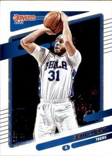 #80 Seth Curry - Philadelphia 76ers - 2021-22 Donruss Basketball