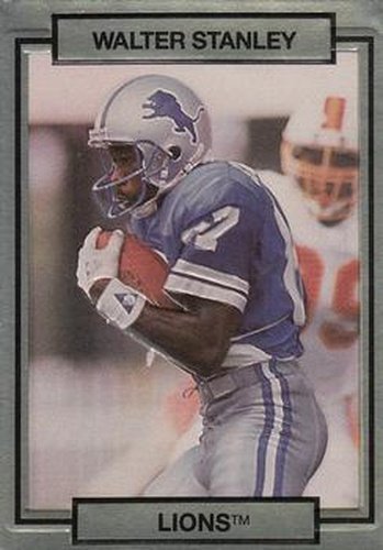 #80 Walter Stanley - Detroit Lions - 1990 Action Packed Football