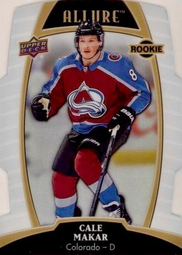 #80 Cale Makar - Colorado Avalanche - 2019-20 Upper Deck Allure - White Rainbow Hockey