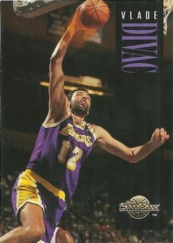 #80 Vlade Divac - Los Angeles Lakers - 1994-95 SkyBox Premium Basketball