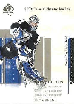 #80 Nikolai Khabibulin - Tampa Bay Lightning - 2004-05 SP Authentic Hockey