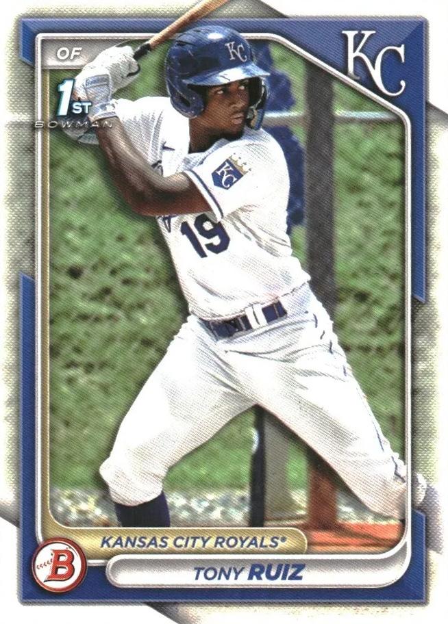 #BP-80 Tony Ruiz - Kansas City Royals - 2024 Bowman - Prospects Baseball