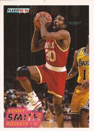 #80 Kenny Smith - Houston Rockets - 1993-94 Fleer Basketball