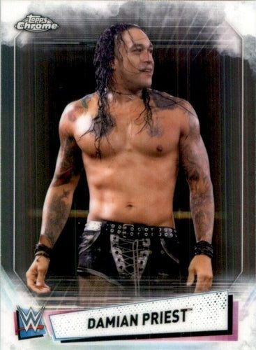 #80 Damian Priest - 2021 Topps WWE Chrome Wrestling