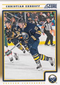 #80 Christian Ehrhoff - Buffalo Sabres - 2012-13 Score - Gold Rush Hockey