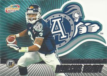 #80 Marcus Brady - Toronto Argonauts - 2003 Pacific Atomic CFL Football