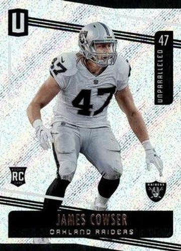 #80 James Cowser - Oakland Raiders - 2019 Panini Unparalleled Football