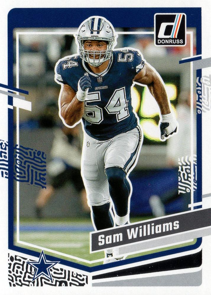 #80 Sam Williams - Dallas Cowboys - 2023 Donruss Football