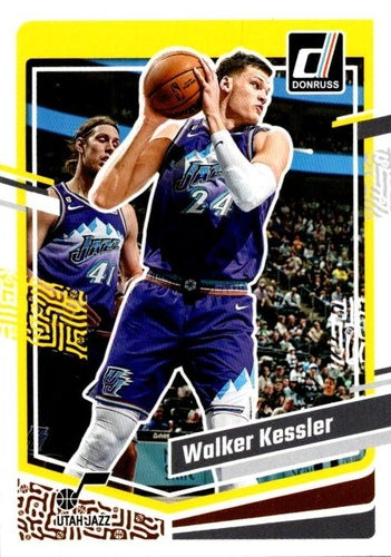 #80 Walker Kessler - Utah Jazz - 2023-24 Donruss Basketball