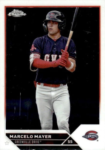 #PDC-80 Marcelo Mayer - Greenville Drive - 2023 Topps Pro Debut - Chrome Baseball