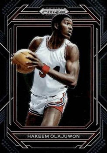 #80 Hakeem Olajuwon - Houston Cougars - 2023 Panini Prizm Draft Picks Basketball