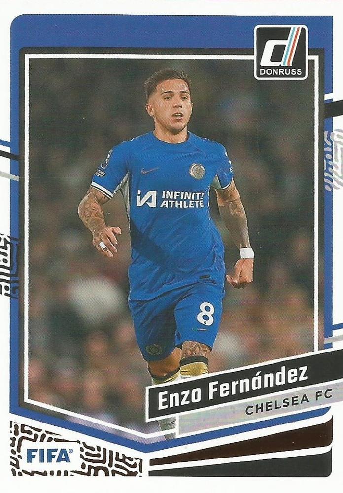 #80 Enzo Fernandez - Chelsea FC - 2023-24 Donruss Soccer