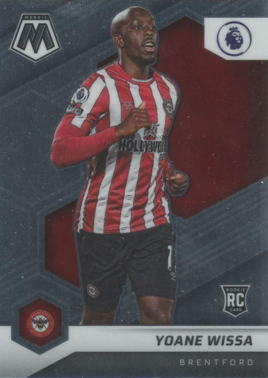 #80 Yoane Wissa - Brentford - 2021-22 Panini Mosaic Premier League Soccer