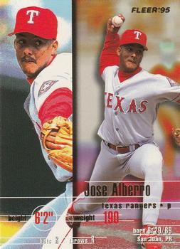 #U-80 Jose Alberro - Texas Rangers - 1995 Fleer Update Baseball