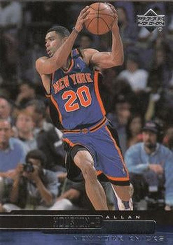 #80 Allan Houston - New York Knicks - 1999-00 Upper Deck Basketball