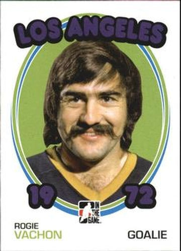 #80 Rogie Vachon - Los Angeles Kings - 2009-10 In The Game 1972 The Year In Hockey
