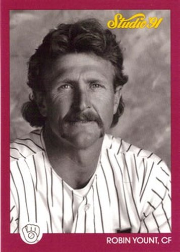 #80 Robin Yount - Milwaukee Brewers - 1991 Studio Baseball