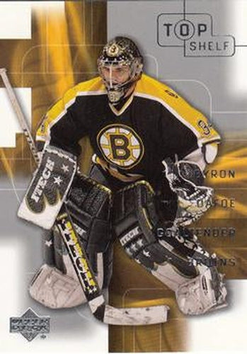 #80 Byron Dafoe - Boston Bruins - 2001-02 Upper Deck Top Shelf Hockey