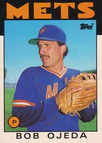 #81T Bob Ojeda - New York Mets - 1986 Topps Traded Baseball