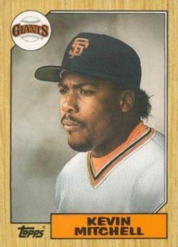 #81T Kevin Mitchell - San Francisco Giants - 1987 Topps Traded Baseball