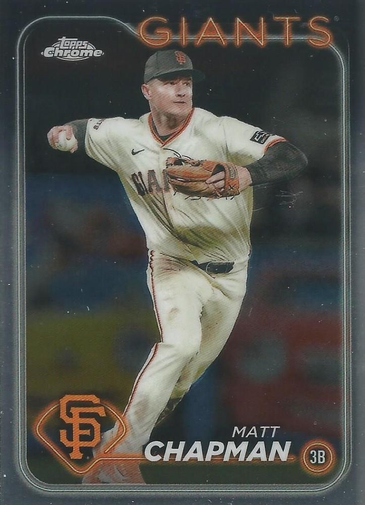 #81 Matt Chapman - San Francisco Giants - 2024 Topps Chrome Baseball