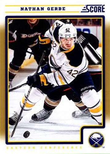 #81 Nathan Gerbe - Buffalo Sabres - 2012-13 Score - Gold Rush Hockey