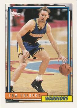 #81 Tom Tolbert - Golden State Warriors - 1992-93 Topps Basketball