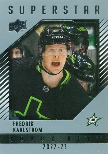 #HR81 Fredrik Karlstrom - Dallas Stars - 2022-23 Upper Deck - Honor Roll Hockey
