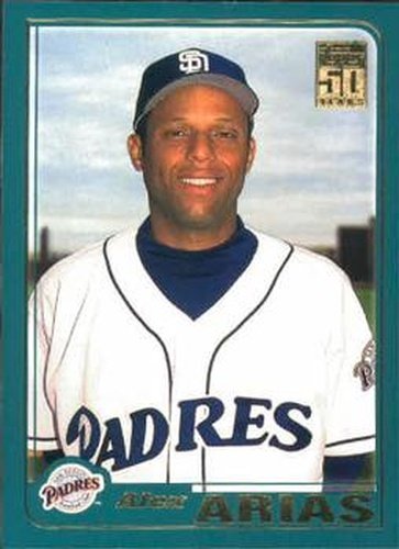 #T81 Alex Arias - San Diego Padres - 2001 Topps Traded & Rookies Baseball