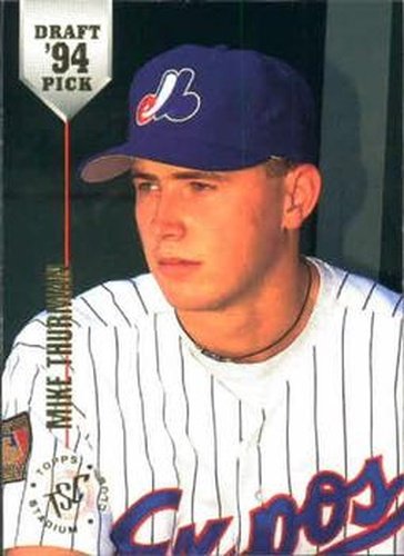 #81 Mike Thurman - Montreal Expos - 1994 Stadium Club Draft Picks Baseball