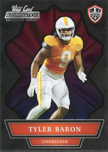 #ANBC-81 Tyler Baron - Tennessee Volunteers - 2021 Wild Card Alumination NIL Football