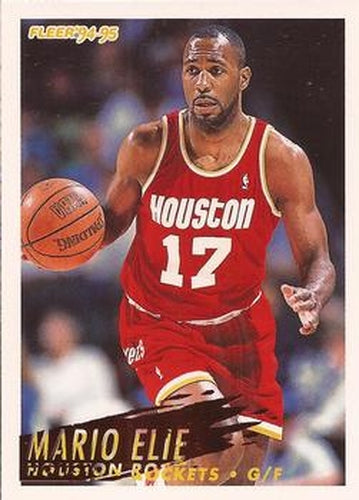#81 Mario Elie - Houston Rockets - 1994-95 Fleer Basketball