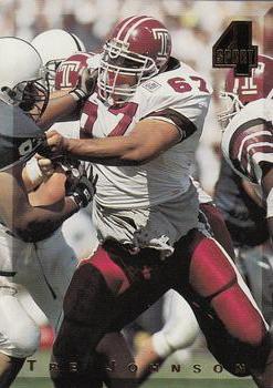 #81 Tre Johnson - Temple Owls / Washington Redskins - 1994 Classic Four Sport
