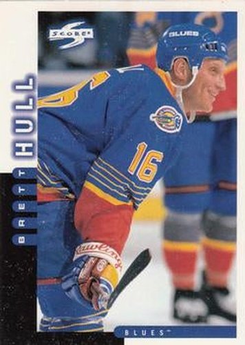 #81 Brett Hull - St. Louis Blues - 1997-98 Score Hockey