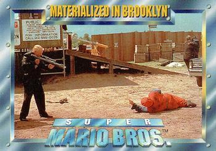 #81 Materialized in Brooklyn - 1993 SkyBox Super Mario Bros.
