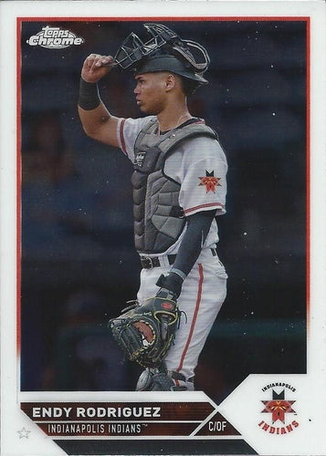 #PDC-81 Endy Rodriguez - Indianapolis Indians - 2023 Topps Pro Debut - Chrome Baseball