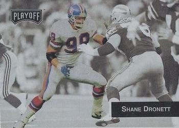 #81 Shane Dronett - Denver Broncos - 1993 Playoff Football