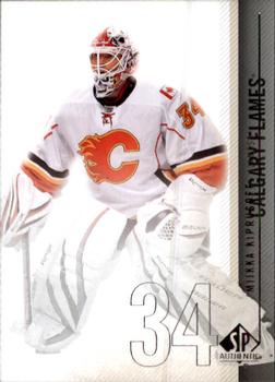 #81 Miikka Kiprusoff - Calgary Flames - 2010-11 SP Authentic Hockey