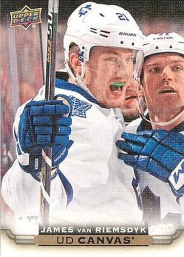#C81 James van Riemsdyk - Toronto Maple Leafs - 2015-16 Upper Deck - UD Canvas Hockey