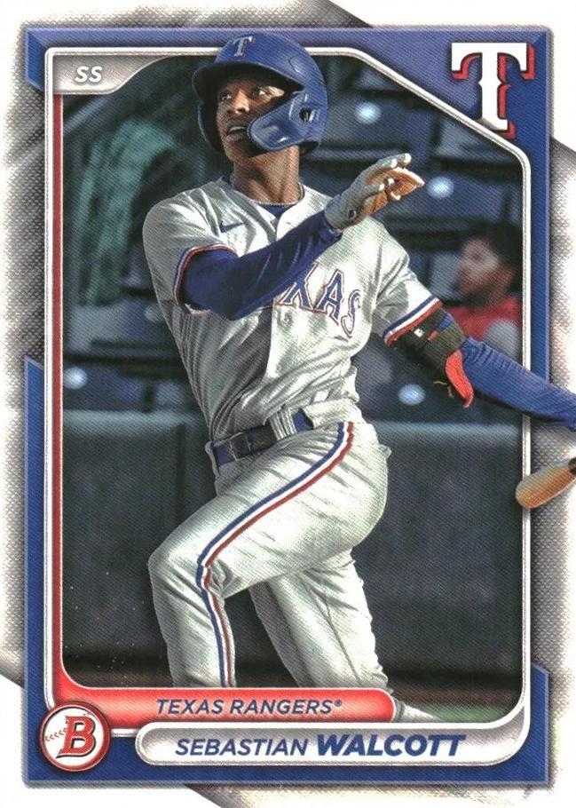 #BP-81 Sebastian Walcott - Texas Rangers - 2024 Bowman - Prospects Baseball