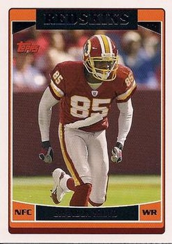 #81 Brandon Lloyd - Washington Redskins - 2006 Topps Football
