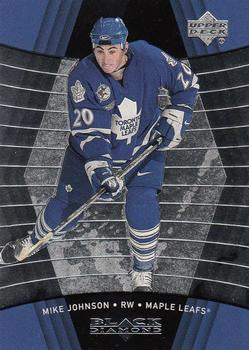 #81 Mike Johnson - Toronto Maple Leafs - 1999-00 Upper Deck Black Diamond Hockey