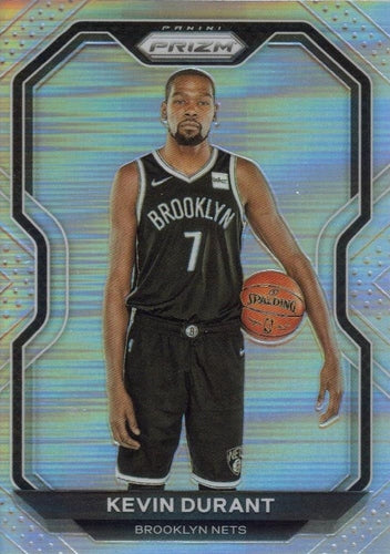 #81 Kevin Durant - Brooklyn Nets - 2020-21 Panini Prizm - Silver Prizms Basketball