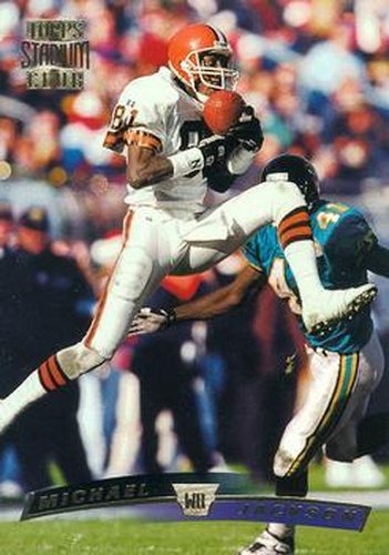 #81 Michael Jackson - Baltimore Ravens - 1996 Stadium Club Football