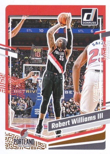 #81 Robert Williams III - Portland Trail Blazers - 2023-24 Donruss Basketball