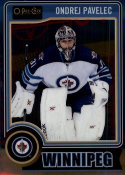 #81 Ondrej Pavelec - Winnipeg Jets - 2014-15 O-Pee-Chee Platinum Hockey