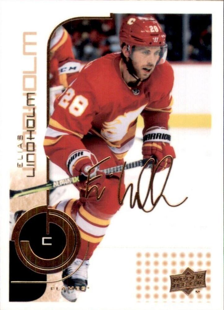 #81 Elias Lindholm - Calgary Flames - 2022-23 Upper Deck MVP - 20th Anniversary Hockey