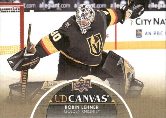 #C81 Robin Lehner - Vegas Golden Knights - 2021-22 Upper Deck - UD Canvas Hockey