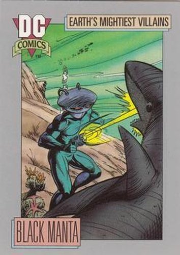 #81 Black Manta - 1992 Impel DC Cosmic